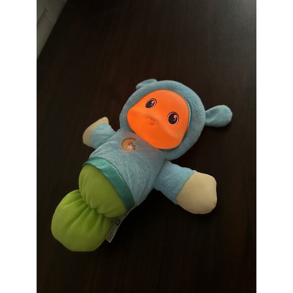 Playskool Hasbro 2017 Blue Lullaby Gloworm Musical Night Light Plush Toy Tested - Picture 2 of 5
